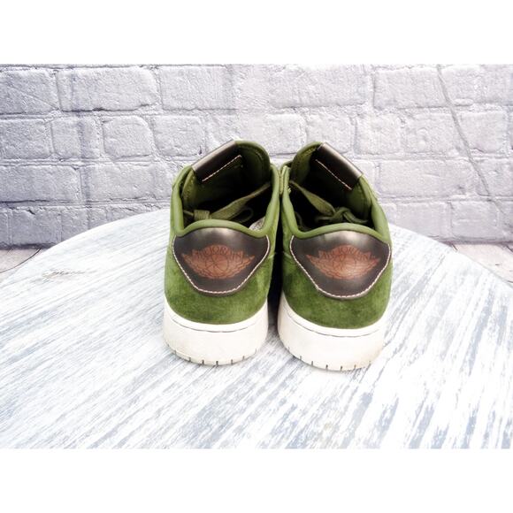 Air Jordan 1 Retro Low NS "Legion Green Swooshless" Legion Green Women 7.5 Used - Picture 7 of 12